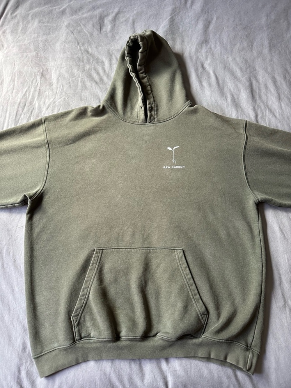 Olive Green Men's Hoodie Jacket